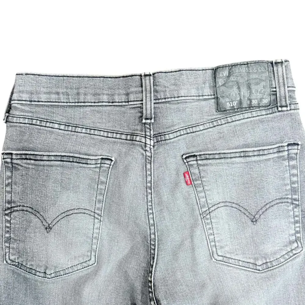 Levi's 510 Skinny Fit Grey Denim Jeans W30 L30
